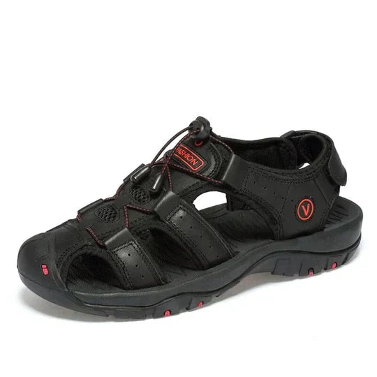 Variant image for Bogdan | Elegante Herrensandalen Leder mit Fußbett für Komfort und Stil, Atmungsaktiv, Ergonomisch, Größen 40-46-24