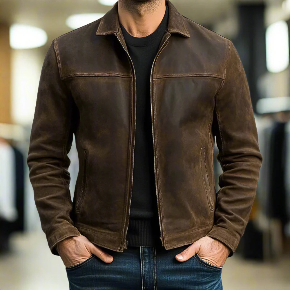 Simon - Elegante Lederjacke für Herren