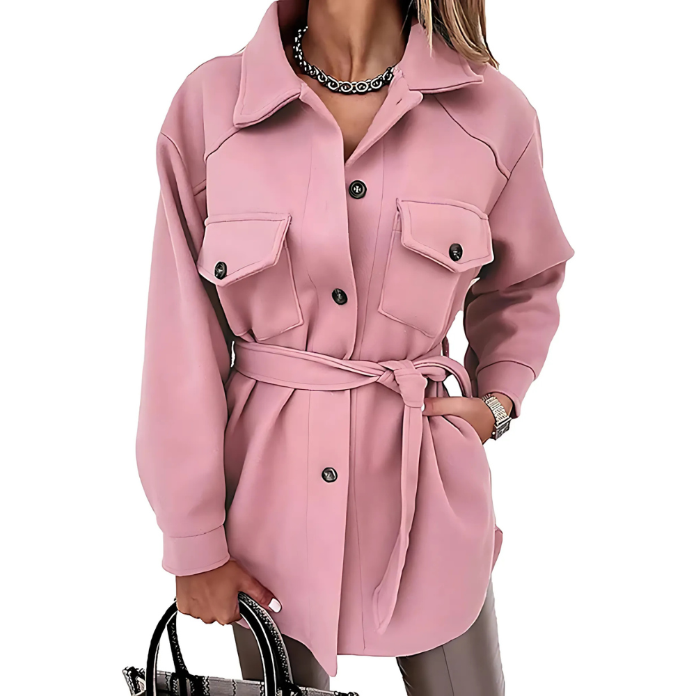 Mathilde - Trendige lange Jacke für Damen