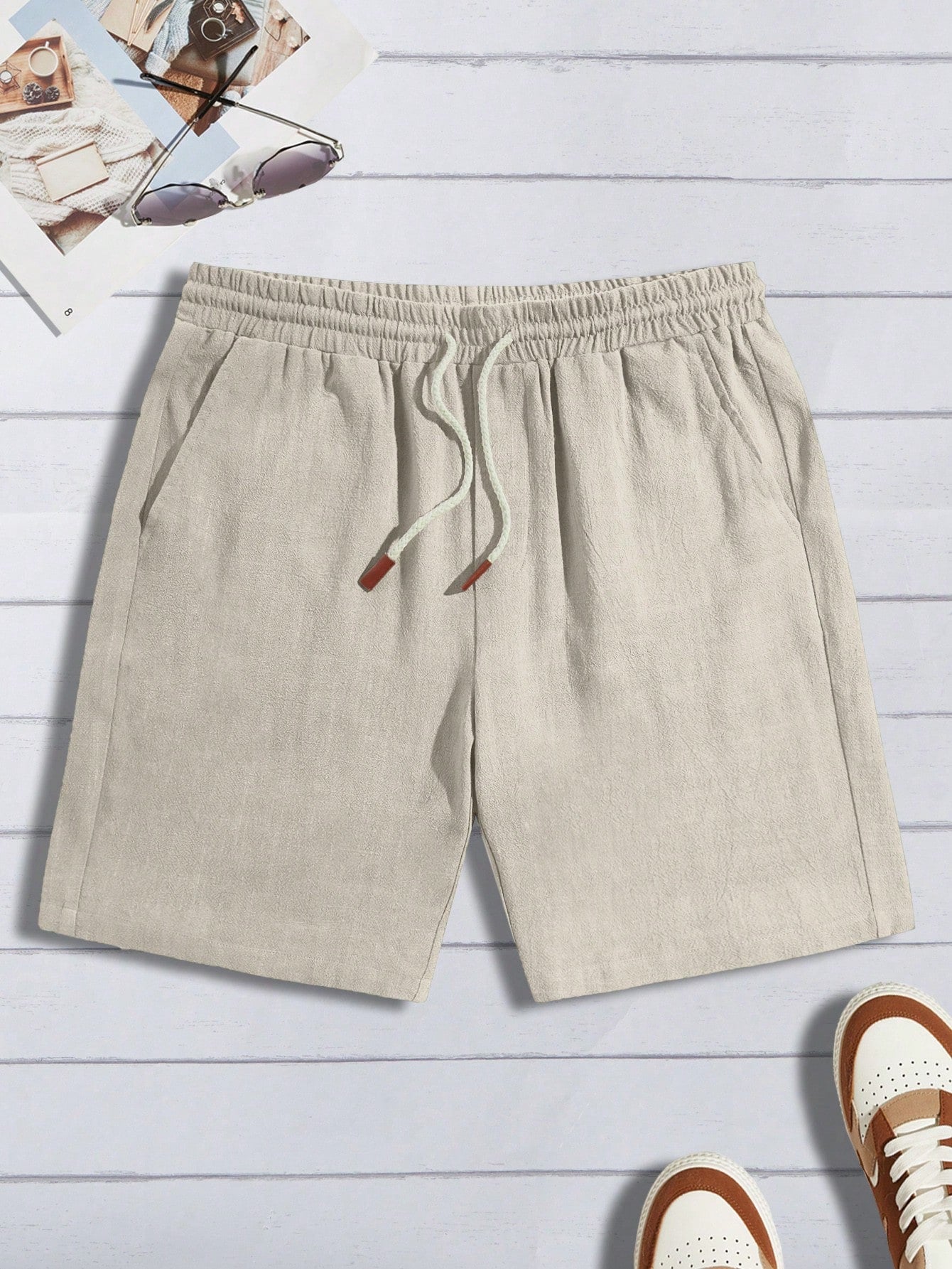 Variant image for Max | Herren Kurze Hosen für Sommer – Lässige Shorts mit Kordelzug und Bequemer Passform-1