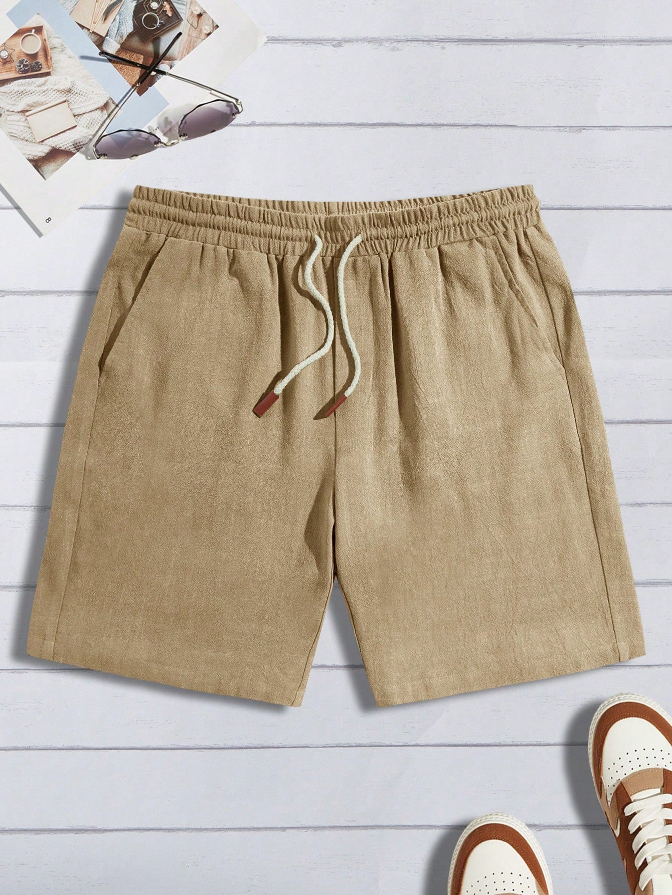 Variant image for Max | Herren Kurze Hosen für Sommer – Lässige Shorts mit Kordelzug und Bequemer Passform-16