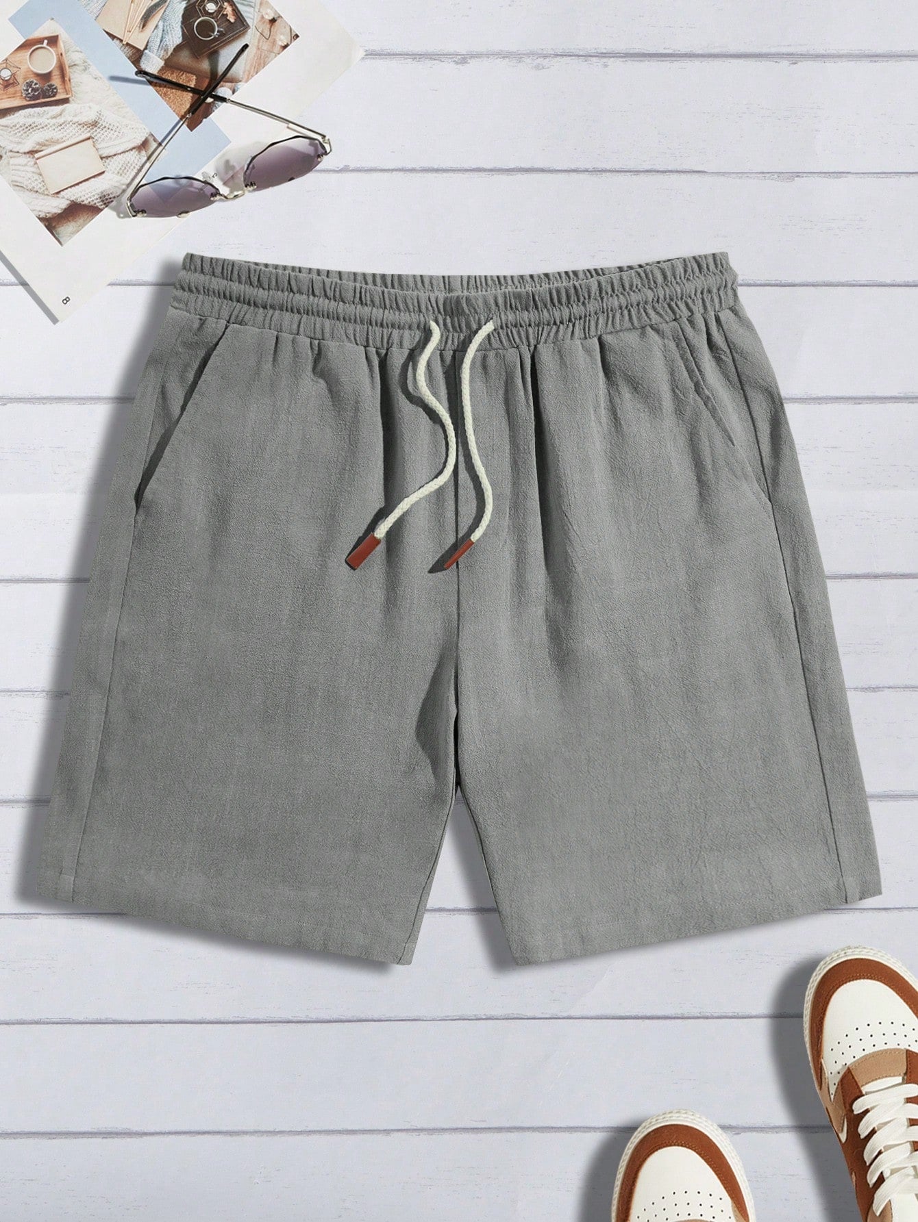 Variant image for Max | Herren Kurze Hosen für Sommer – Lässige Shorts mit Kordelzug und Bequemer Passform-21