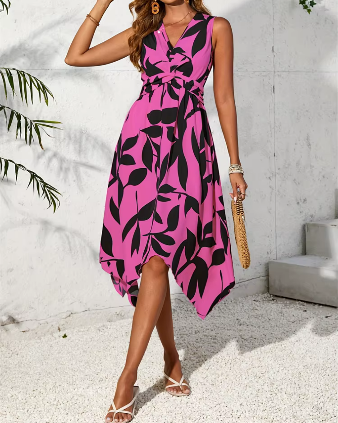 Danica - Elegantes Maxikleid mit Blumenprint