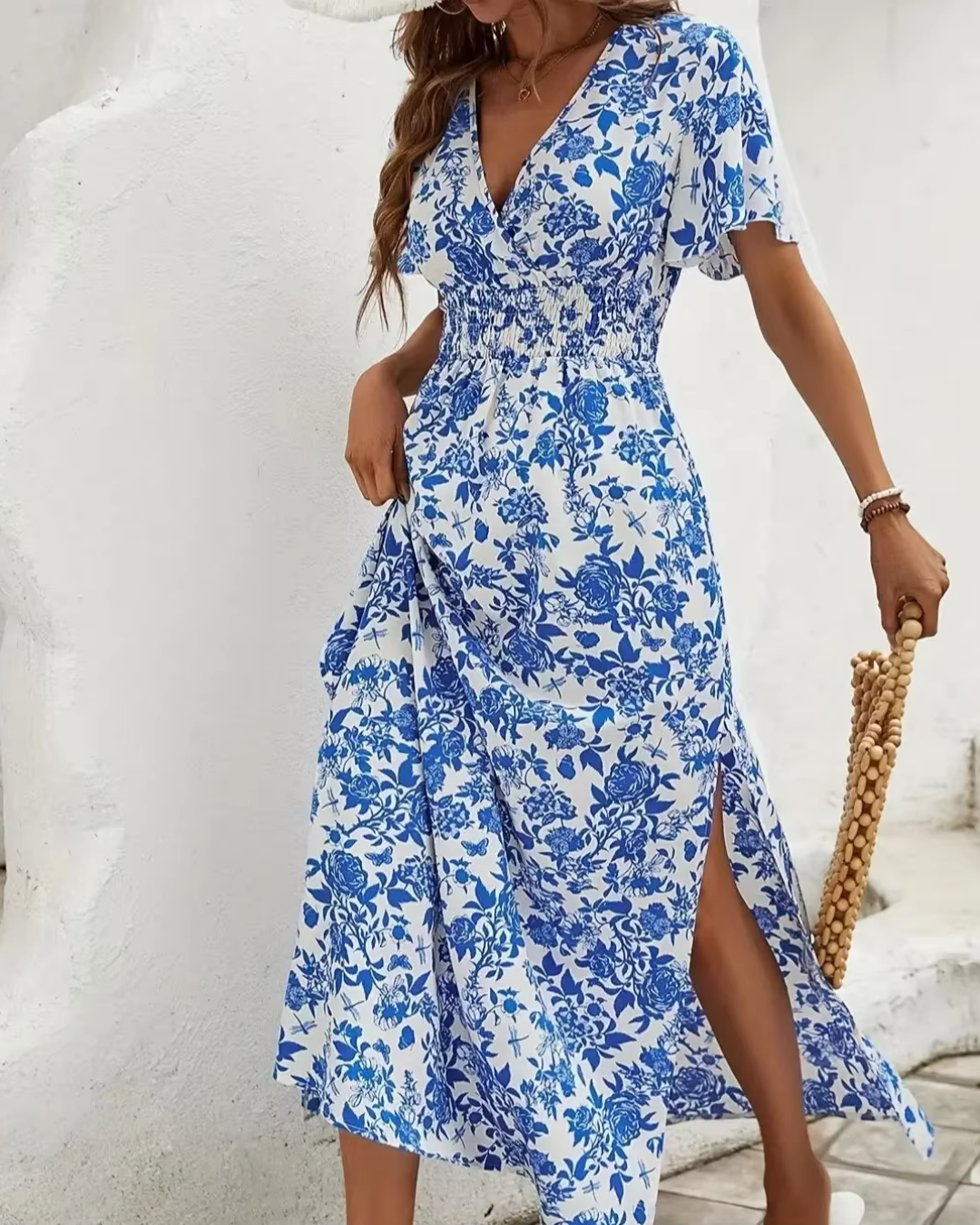 Savannah - Lässiges Maxikleid mit weiten Ärmeln