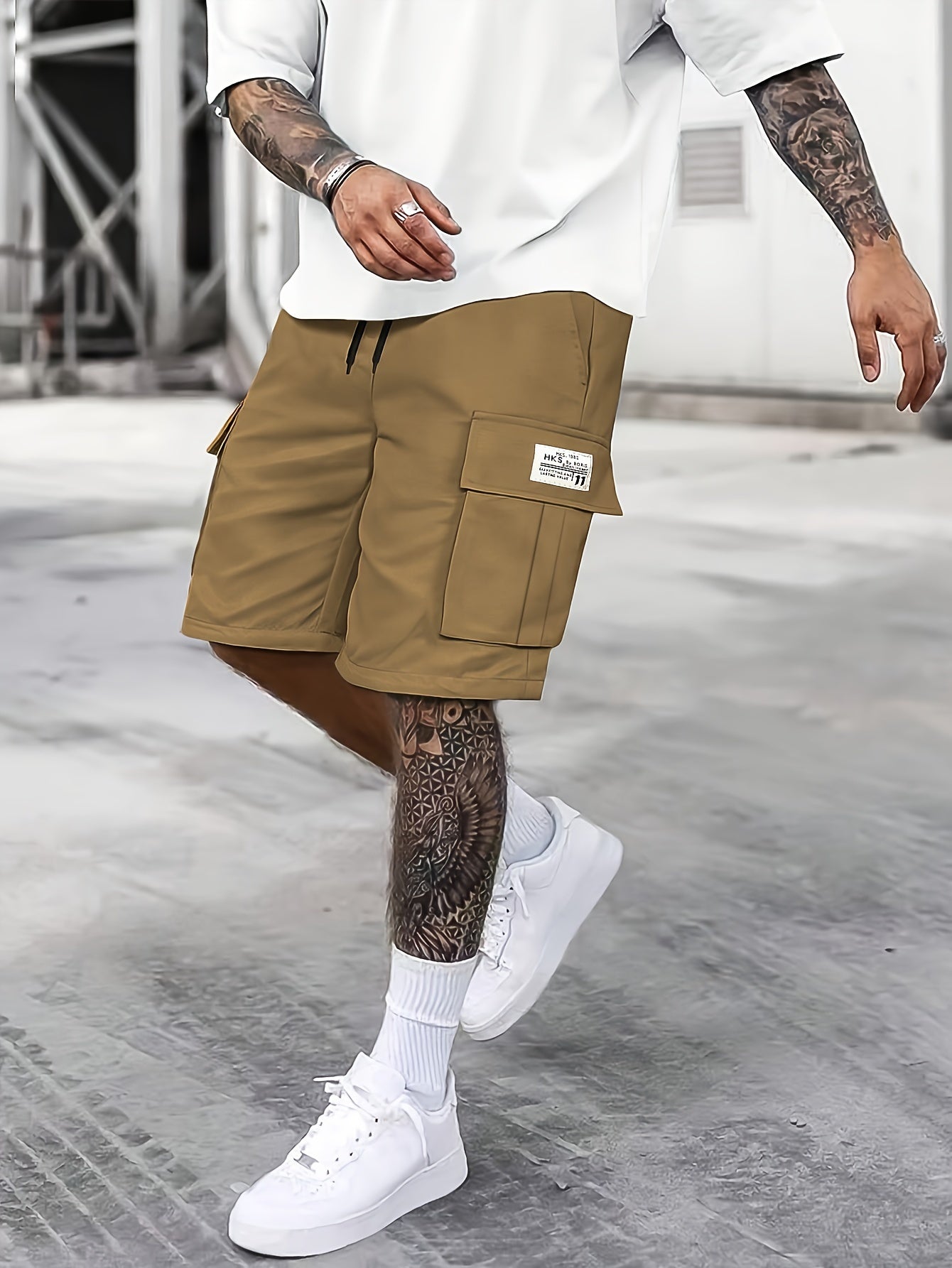 Variant image for Max | Herren Cargohose – Stilvolle Cargo Hosen für Männer, Ideal für Freizeit und Outdoor, 100% Polyester, Reguläre Passform, Unifarben-17