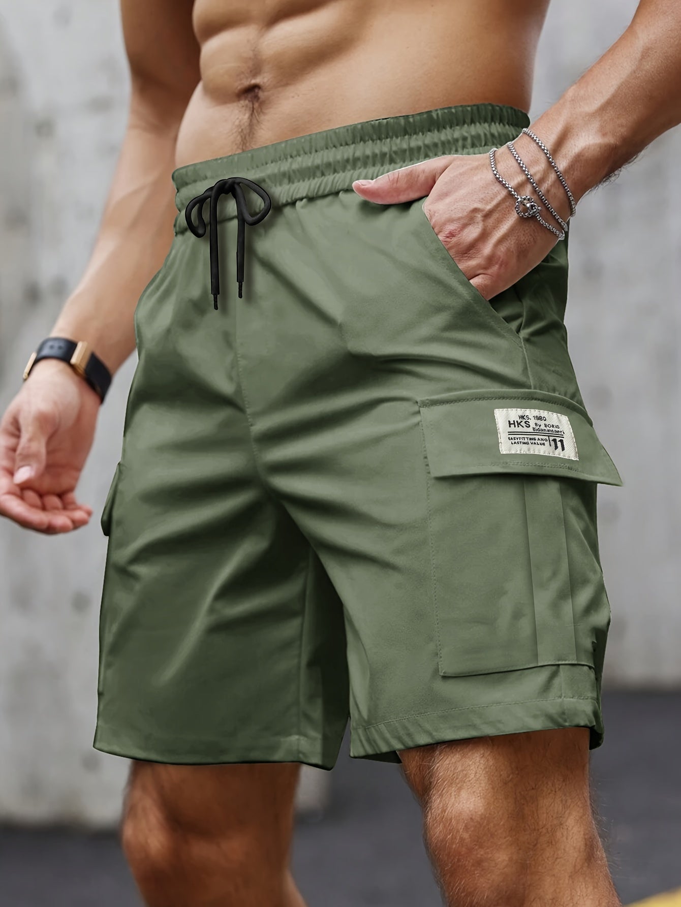 Max | Herren Cargohose – Stilvolle Cargo Hosen für Männer, Ideal für Freizeit und Outdoor, 100% Polyester, Reguläre Passform, Unifarben-5