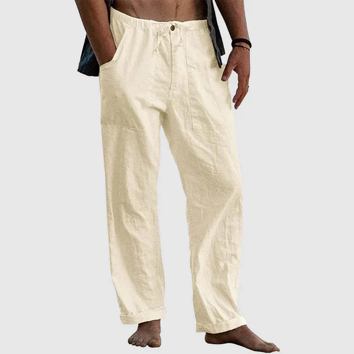 Chris | Herren Leinenhose – Lässige Leinenhosen für den Sommer, Atmungsaktiv & Bequem, Ideal für Warme Tage-5