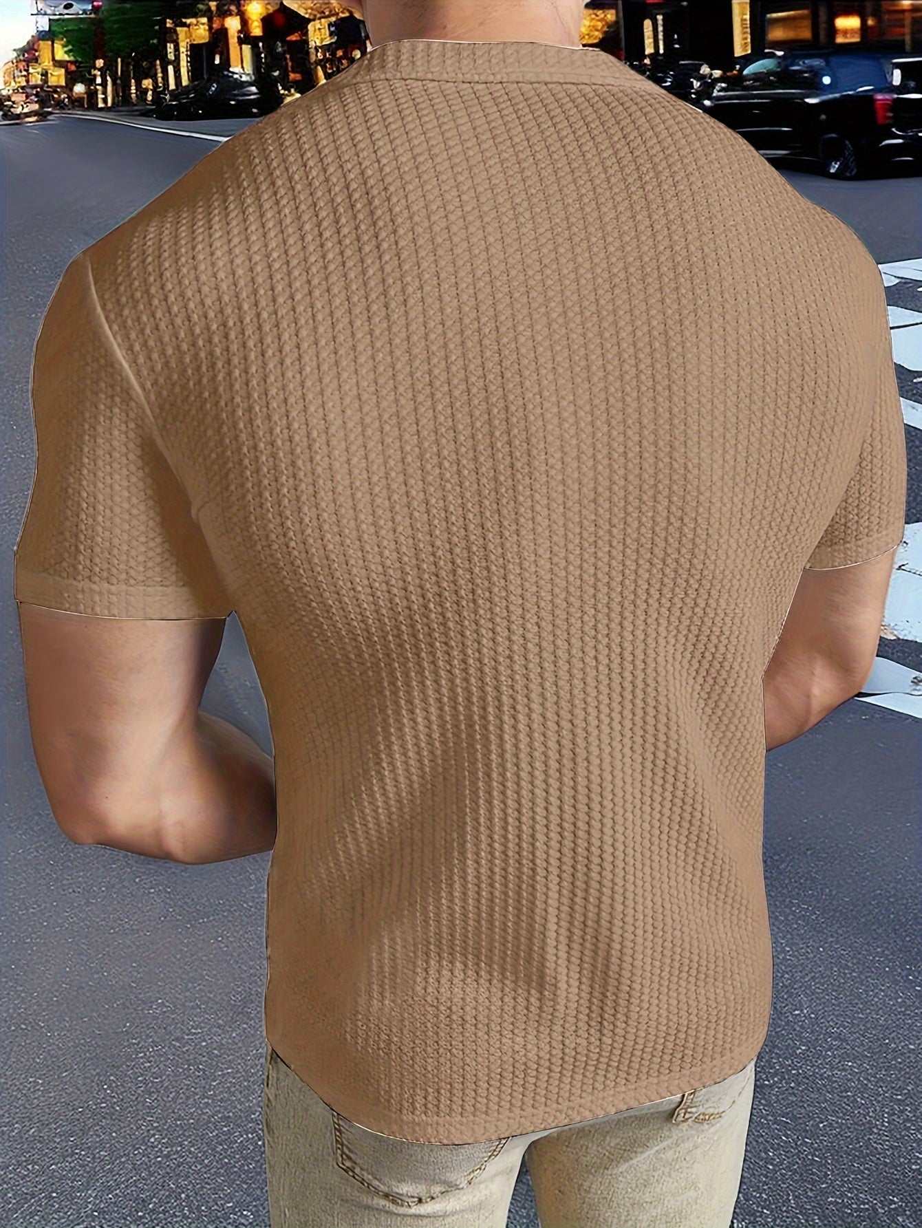 Arnd | Herren Kurzarmhemd - Elegantes Sommer Hemd für Herren in Weiß, Atmungsaktiver Stoff, Ideal für Warme Tage-5