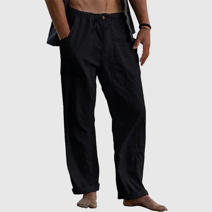 Variant image for Chris | Herren Leinenhose – Lässige Leinenhosen für den Sommer, Atmungsaktiv & Bequem, Ideal für Warme Tage-9
