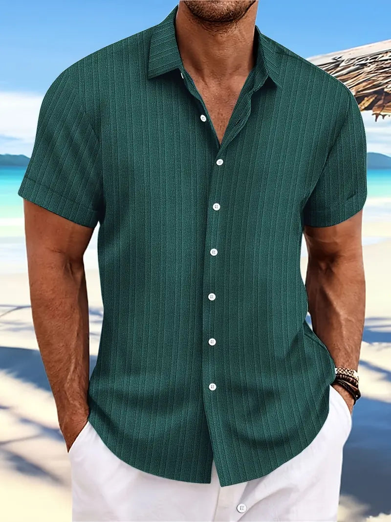 Variant image for Detlef Herren Sommerhemd Kurzarm - Leichtes, Atmungsaktives Herrenhemd für Lässige Sommerlooks-33