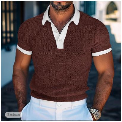 Max | Polohemd Herren - Modernes Design für Frühling und Sommer, Kurzarm, Mikroelastisch, Größen S-3XL-5