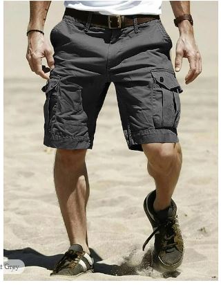 Variant image for Klaus | Herren Cargo Shorts – Bequeme Kurze Hosen für Freizeit und Outdoor-Aktivitäten-17