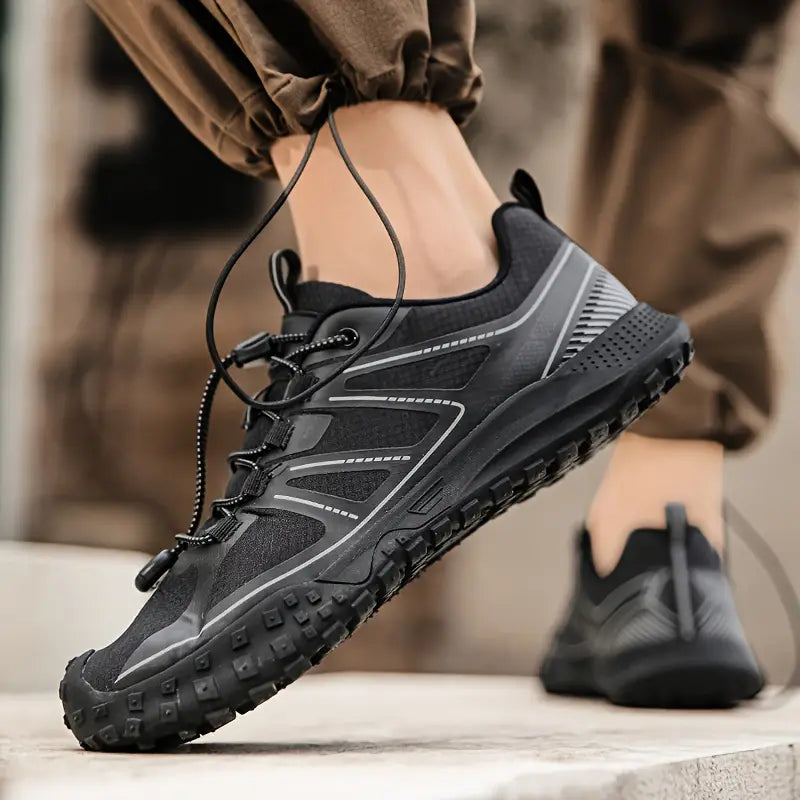 Max, Herren Bergstiefel Wasserdicht, Rutschfeste Sohle, Komfortable Outdoor-Schuhe, Größe 46, Ideal für Wandern und Trekking-1