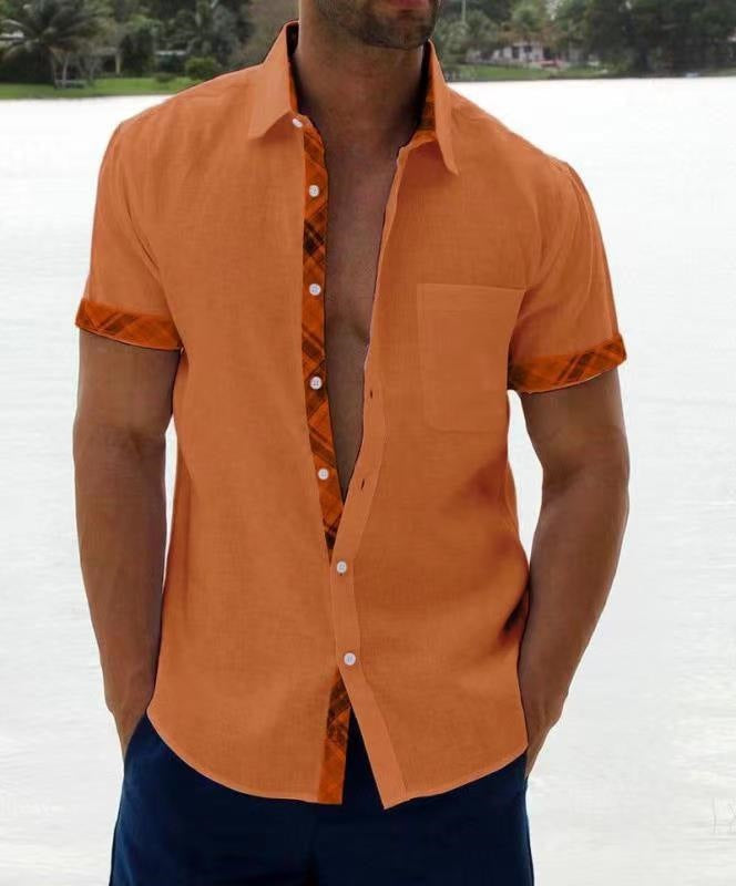 Armin | Herrenhemd Langarm in Strahlendem Blau – Atmungsaktives Sommer Hemd für Herren-2