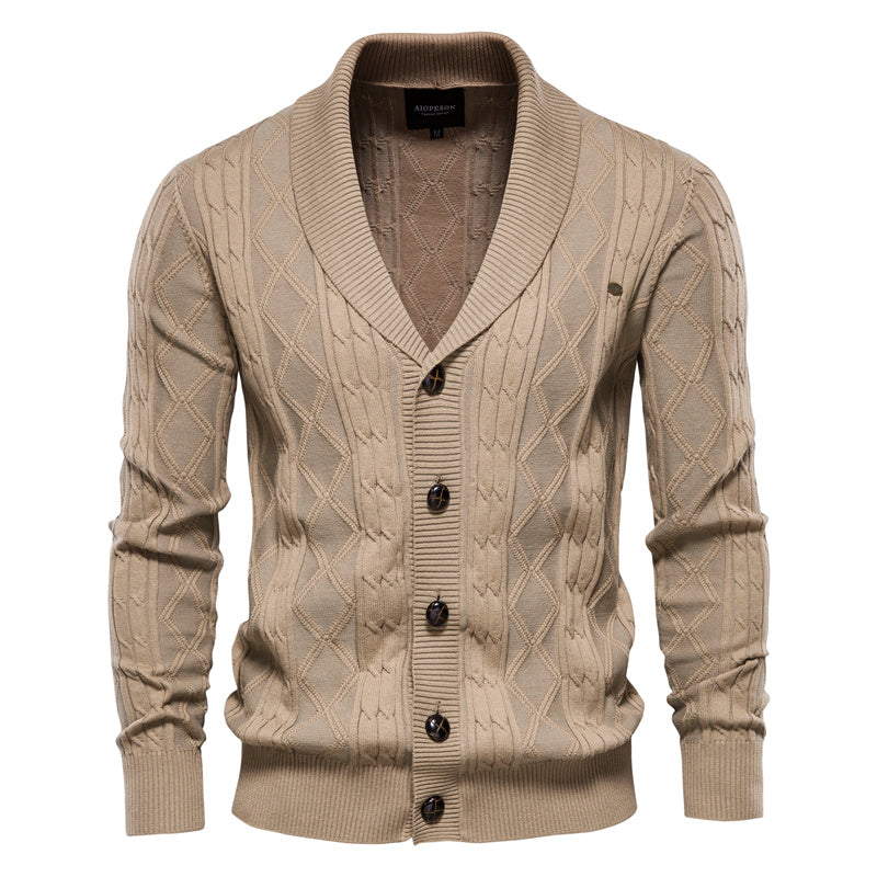 Max's Vintage Strickjacke Herren – Klassischer Cardigan Für Kalte Wintertage, Bequem Und Vielseitig-2