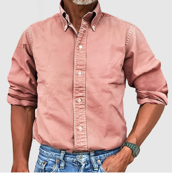 Max | Klassisches Herrenhemd Langarm in Zeitlosem Design, Atmungsaktive Baumwolle, Perfekt für Alle Anlässe-6
