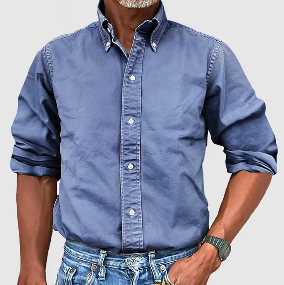 Max | Klassisches Herrenhemd Langarm in Zeitlosem Design, Atmungsaktive Baumwolle, Perfekt für Alle Anlässe-3