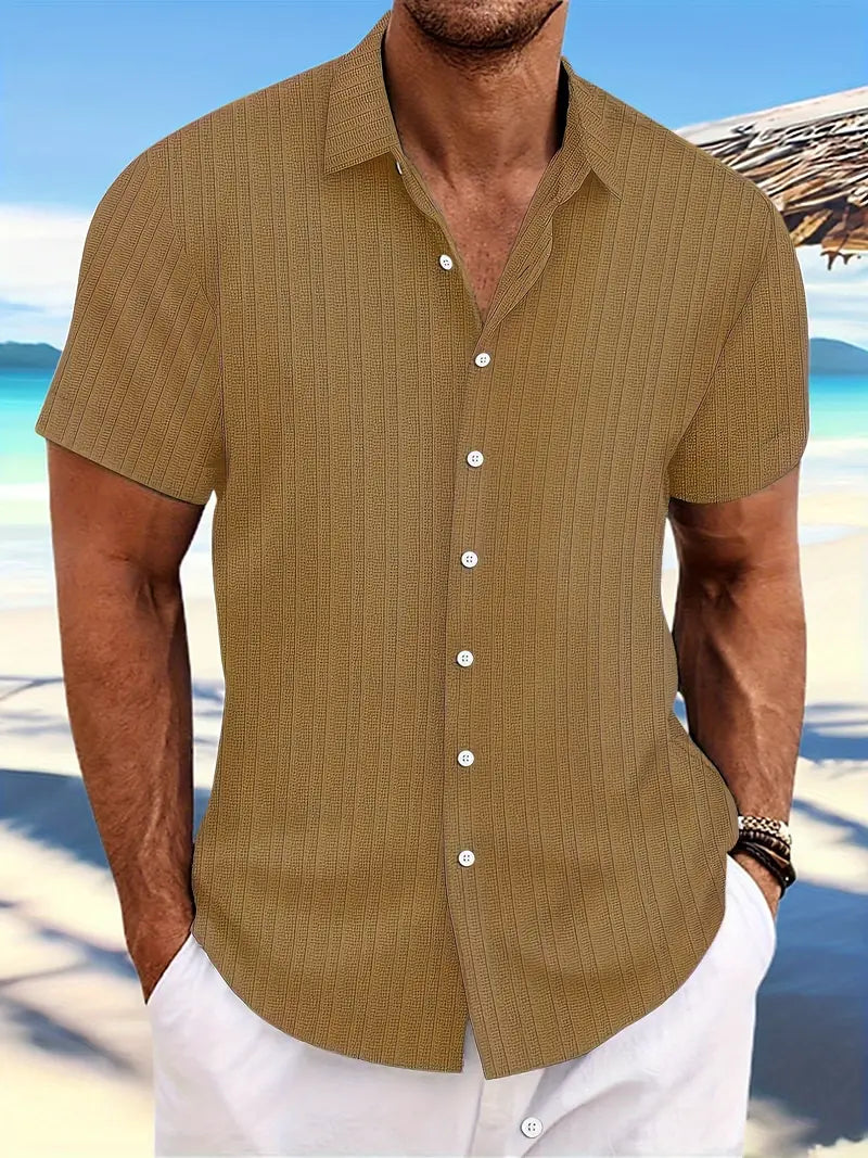 Variant image for Detlef Herren Sommerhemd Kurzarm - Leichtes, Atmungsaktives Herrenhemd für Lässige Sommerlooks-41