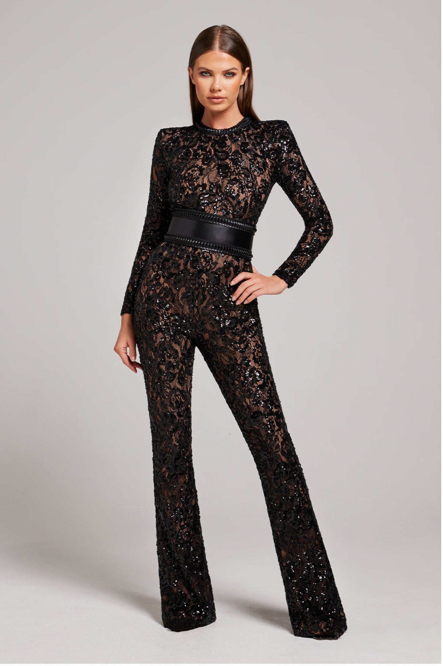 Variant image for Sophie - Damen Jumpsuit Elegant Festlich Spitze für Hochzeiten und Besondere Anlässe-5