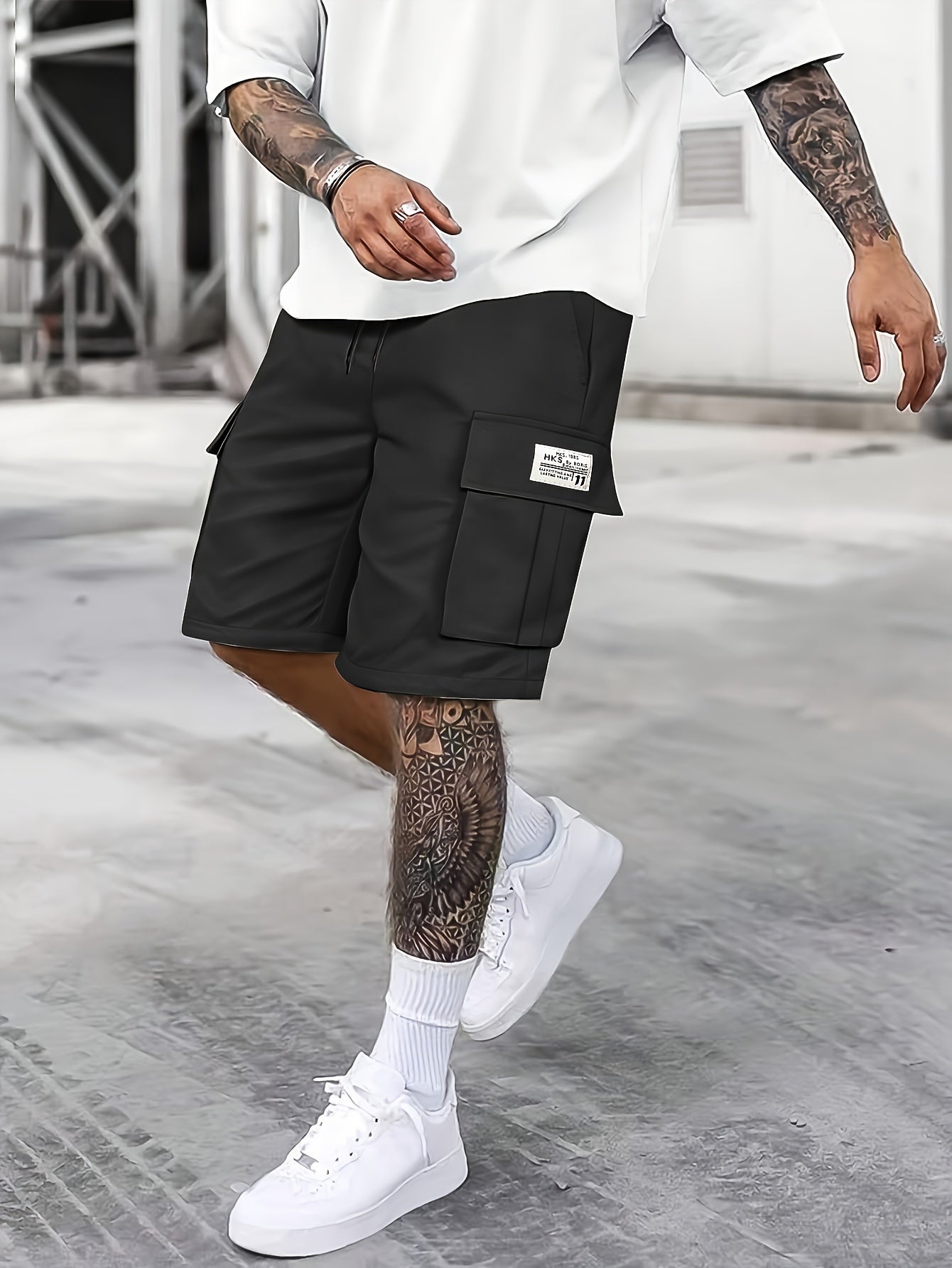 Max | Herren Cargohose – Stilvolle Cargo Hosen für Männer, Ideal für Freizeit und Outdoor, 100% Polyester, Reguläre Passform, Unifarben-6