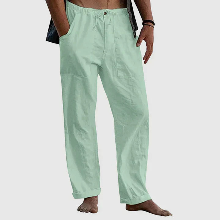 Chris | Herren Leinenhose – Lässige Leinenhosen für den Sommer, Atmungsaktiv & Bequem, Ideal für Warme Tage-6