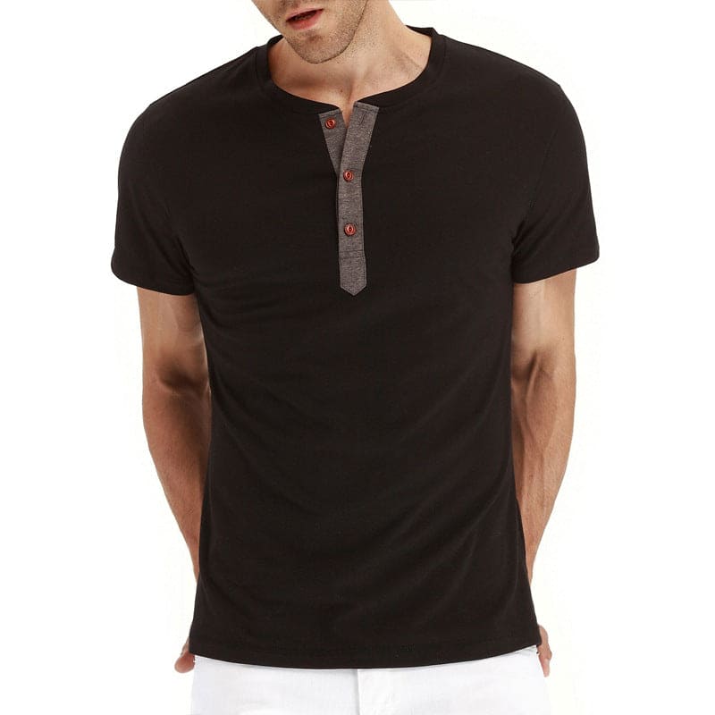 Variant image for Eckhard Herren T-Shirt – Minimalistische Eleganz für Männer, Atmungsaktiv, Baumwolle, Klassische Passform, Freizeitmode-1