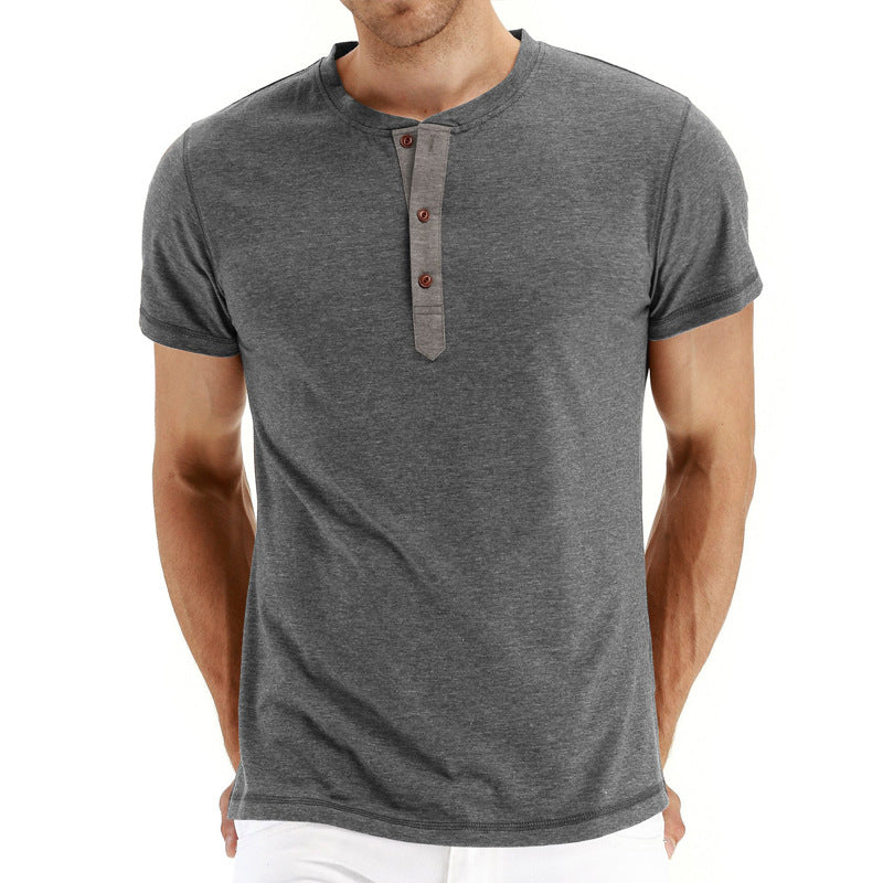 Variant image for Eckhard Herren T-Shirt – Minimalistische Eleganz für Männer, Atmungsaktiv, Baumwolle, Klassische Passform, Freizeitmode-31