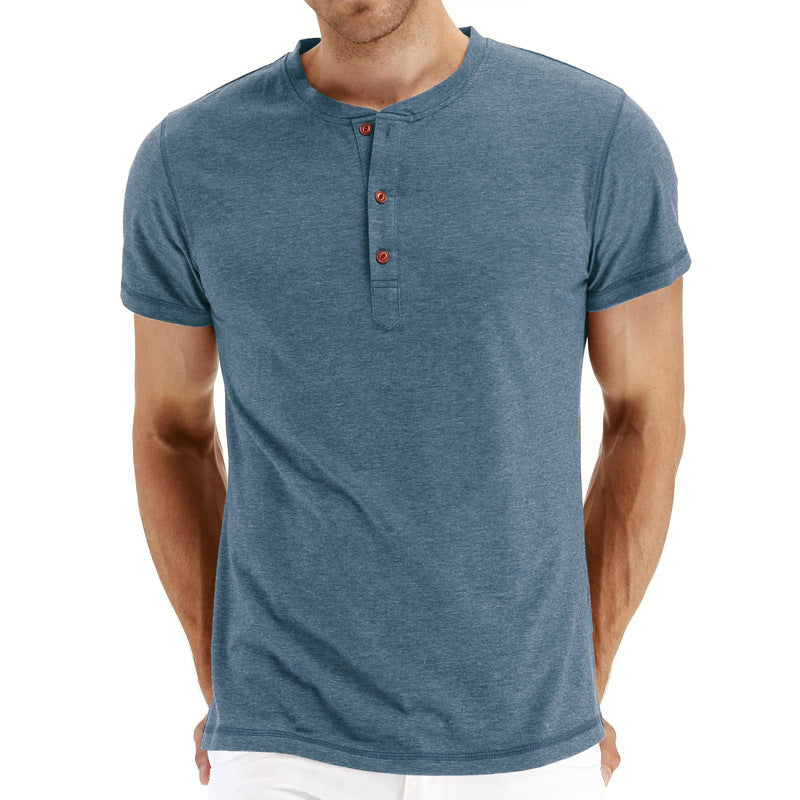 Variant image for Eckhard Herren T-Shirt – Minimalistische Eleganz für Männer, Atmungsaktiv, Baumwolle, Klassische Passform, Freizeitmode-22