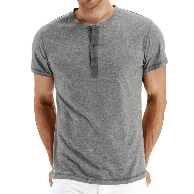 Variant image for Eckhard Herren T-Shirt – Minimalistische Eleganz für Männer, Atmungsaktiv, Baumwolle, Klassische Passform, Freizeitmode-17