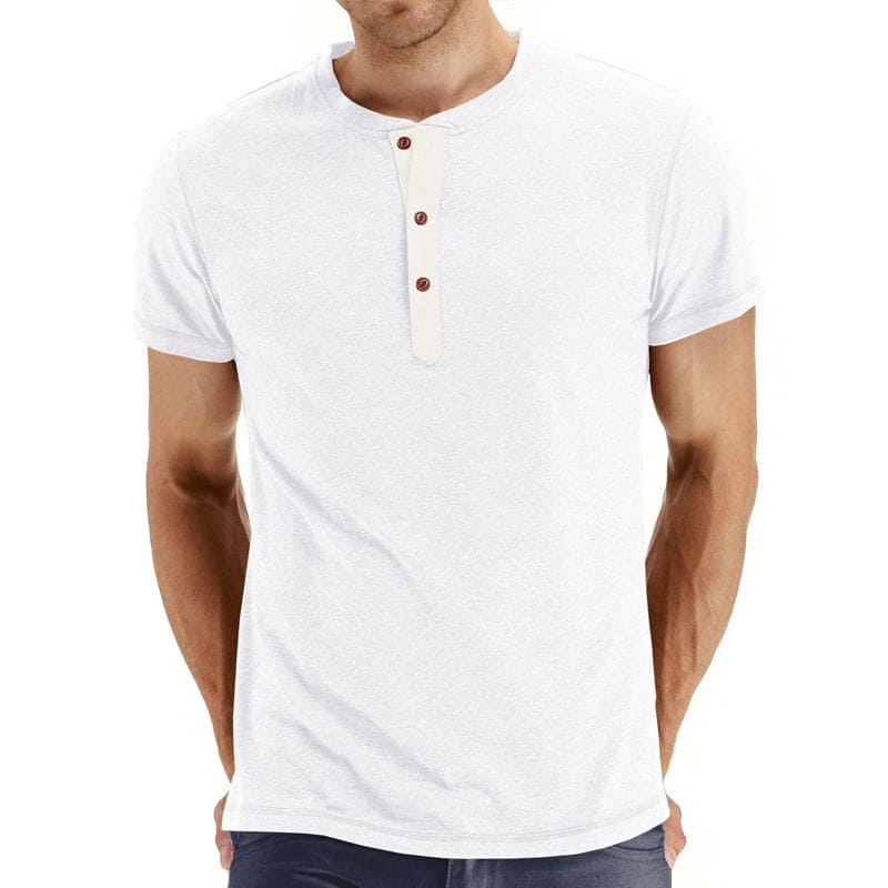 Variant image for Eckhard Herren T-Shirt – Minimalistische Eleganz für Männer, Atmungsaktiv, Baumwolle, Klassische Passform, Freizeitmode-12