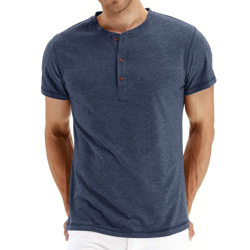 Variant image for Eckhard Herren T-Shirt – Minimalistische Eleganz für Männer, Atmungsaktiv, Baumwolle, Klassische Passform, Freizeitmode-2