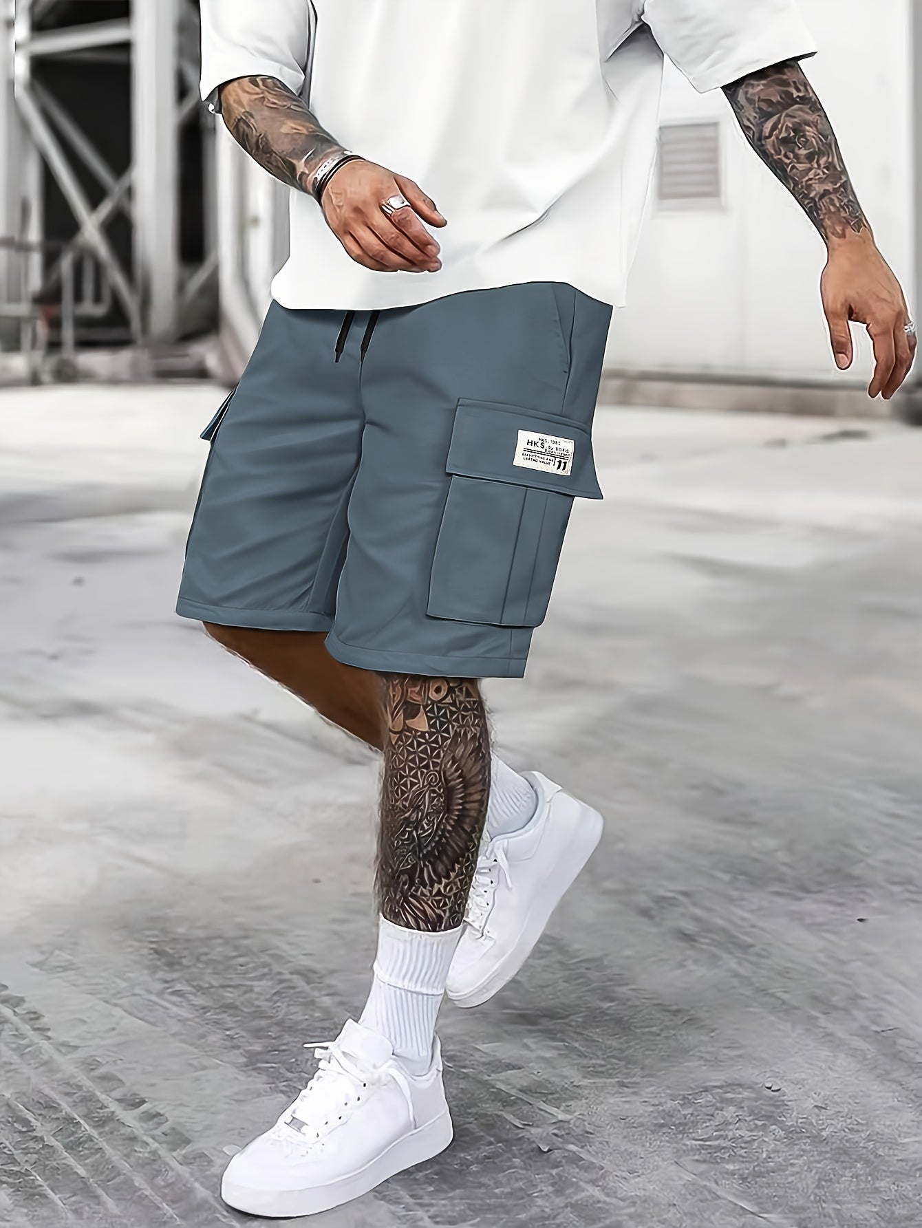 Max | Herren Cargohose – Stilvolle Cargo Hosen für Männer, Ideal für Freizeit und Outdoor, 100% Polyester, Reguläre Passform, Unifarben-2