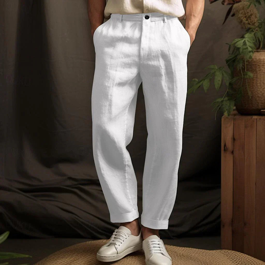 Variant image for Alfons Herren Leinenhosen - Stylisch & Bequem für Alltag und Urlaub-6