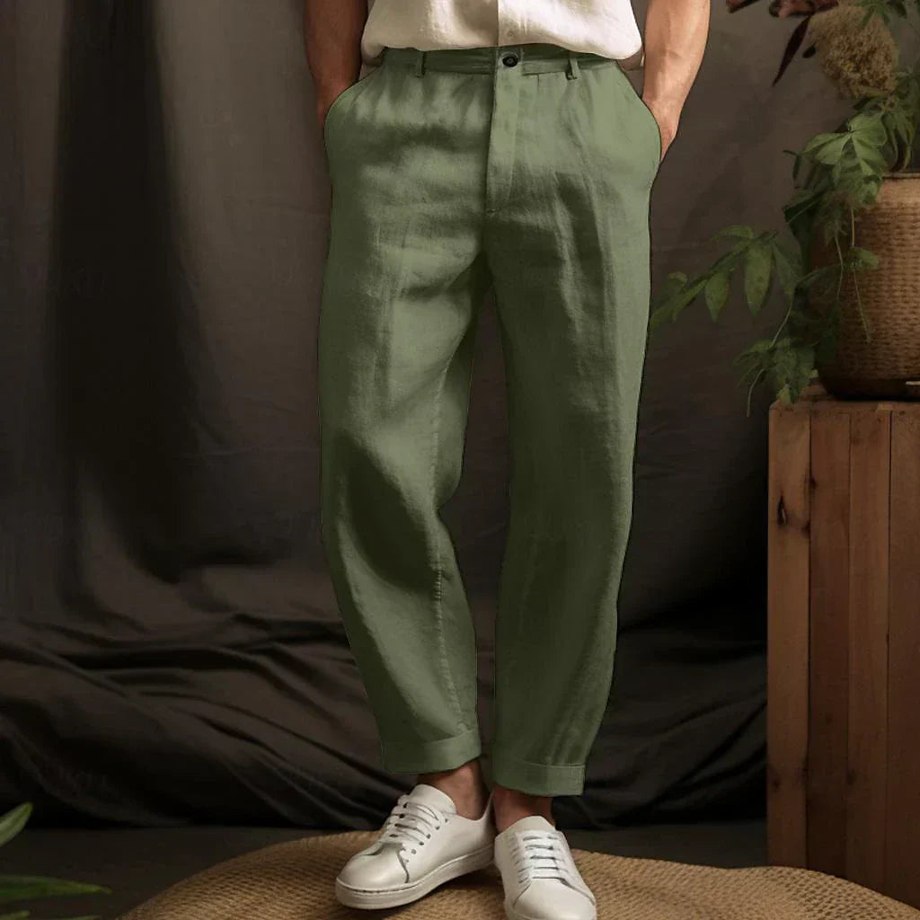 Variant image for Alfons Herren Leinenhosen - Stylisch & Bequem für Alltag und Urlaub-16