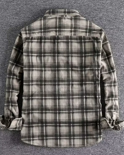 Payton - Elegantes kariertes Flanellhemd