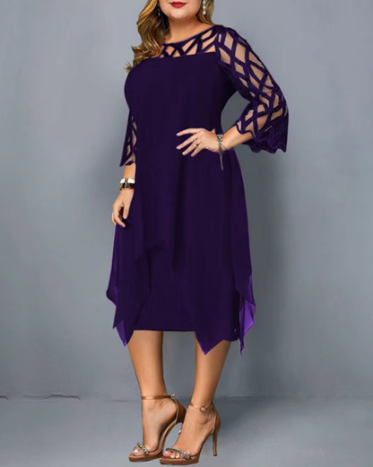Maya - Elegantes und schickes Kleid mit Ärmeln aus Spitze