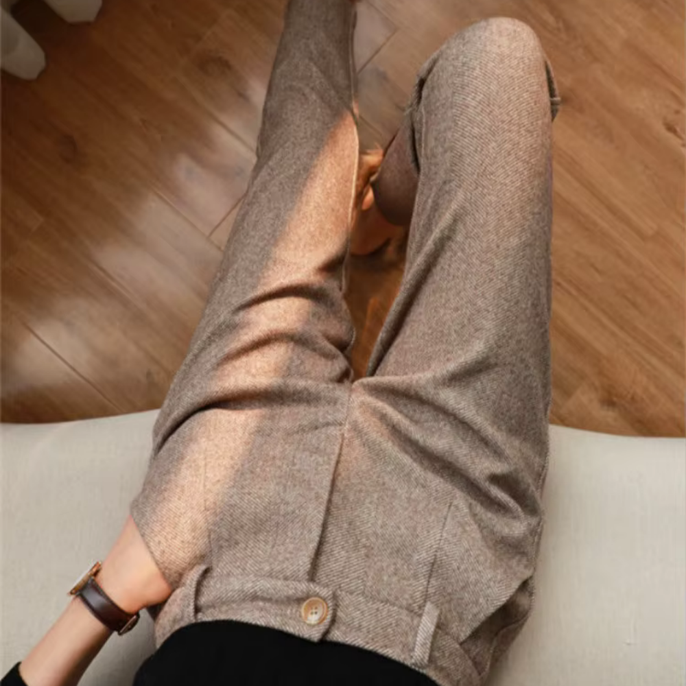 Irwin - Tailleurhose aus strukturiertem Stoff