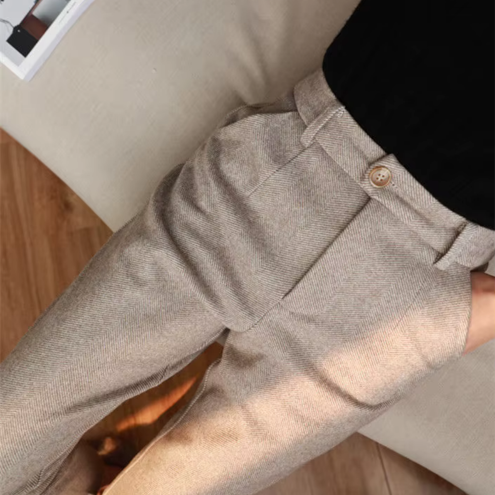 Irwin - Tailleurhose aus strukturiertem Stoff