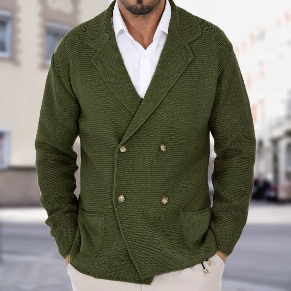 Eaton - Schicke Strickjacke mit Schalkragen