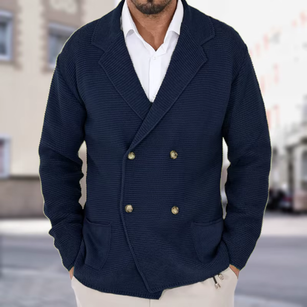 Eaton - Schicke Strickjacke mit Schalkragen