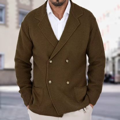 Eaton - Schicke Strickjacke mit Schalkragen