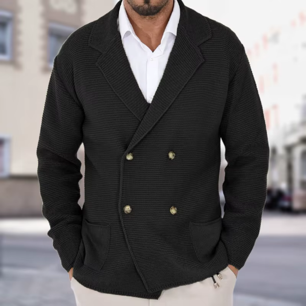 Eaton - Schicke Strickjacke mit Schalkragen