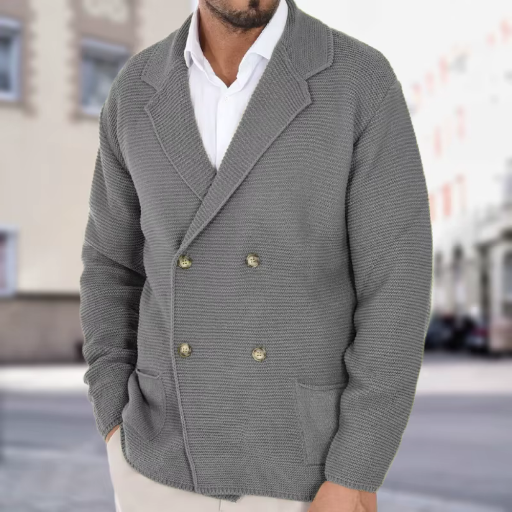 Eaton - Schicke Strickjacke mit Schalkragen