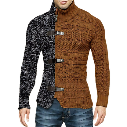 Yanis - Asymmetrischer Strickpullover für Herren
