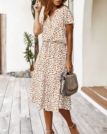 Morgan - Midikleid mit Leopardenprint