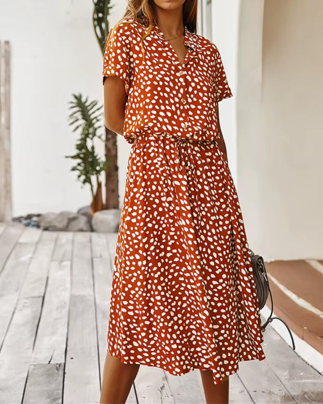 Morgan - Midikleid mit Leopardenprint
