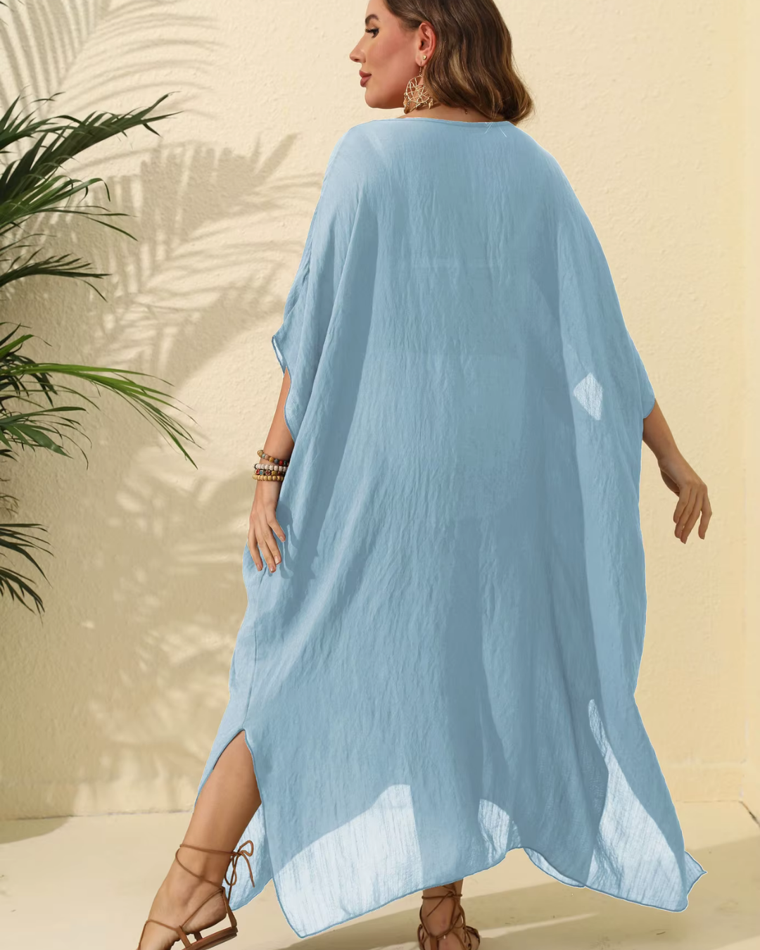 Brinley - Leichtes Maxikleid mit Bardot-Ausschnitt