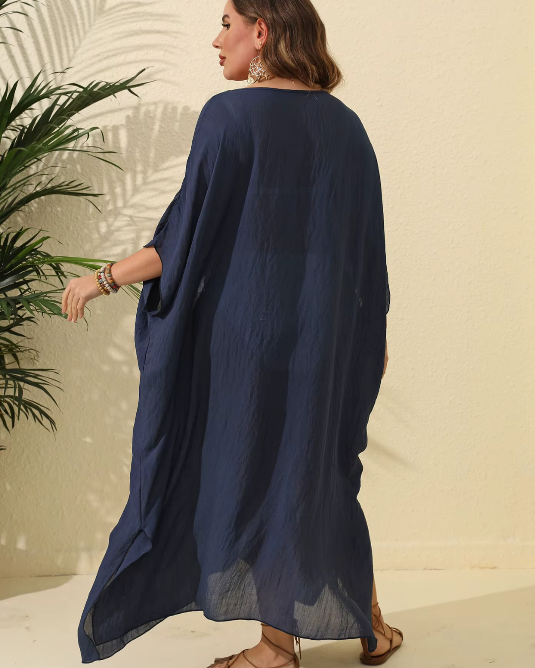 Brinley - Leichtes Maxikleid mit Bardot-Ausschnitt