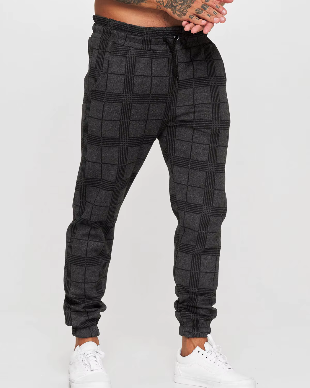 Calder - Elegante karierte Jogginghose