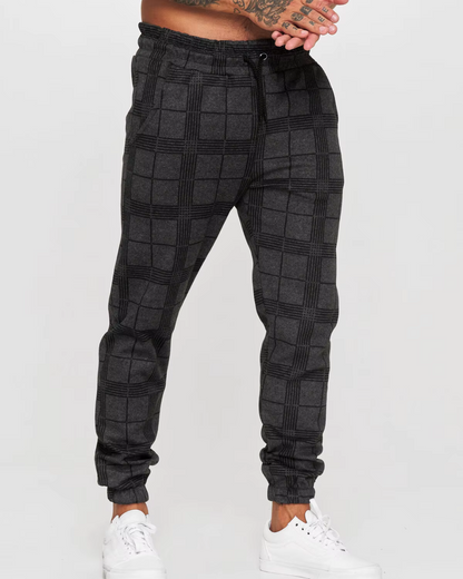 Calder - Elegante karierte Jogginghose